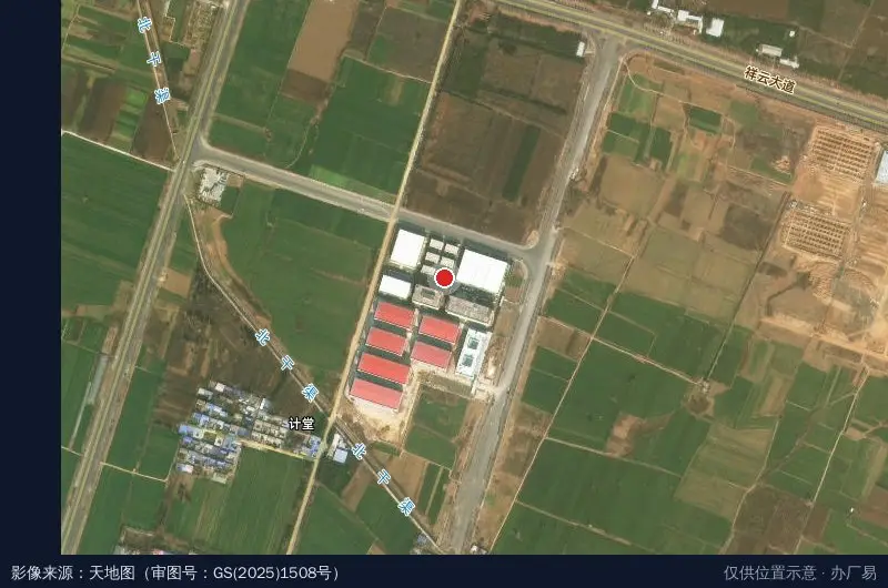 新材料科技园卫星位置示意图
