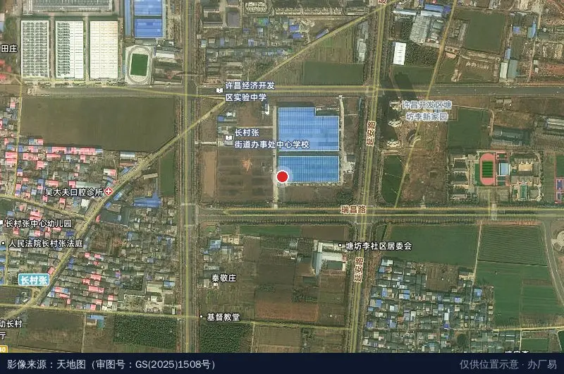 全屋整装产业园卫星位置示意图