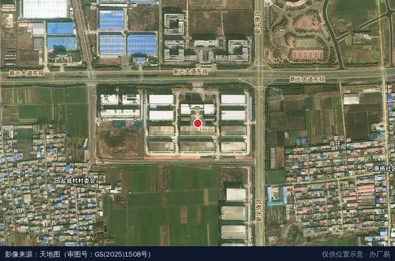 许继科创产业园卫星位置示意图