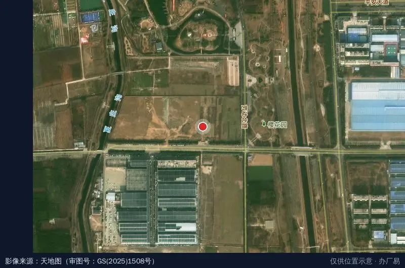 许昌信息创新产业园(建设中)卫星位置示意图