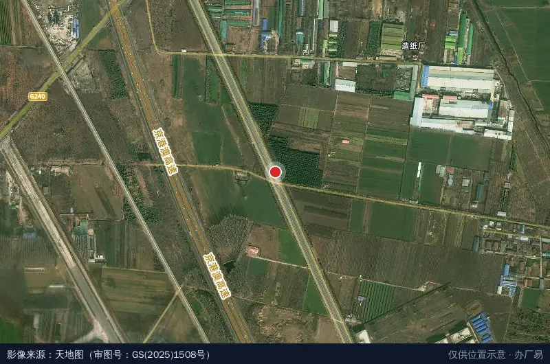 中国建筑许昌市汽车零配件产业园(建设中)卫星位置示意图