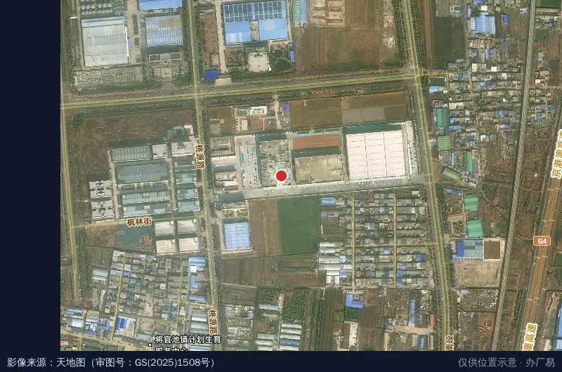 许昌市胖东来综合生产基地项目(河南二建项目管理部)(建设中)卫星位置示意图