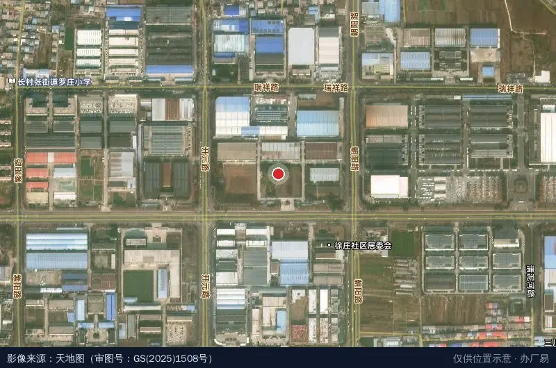 精忠科技园卫星位置示意图