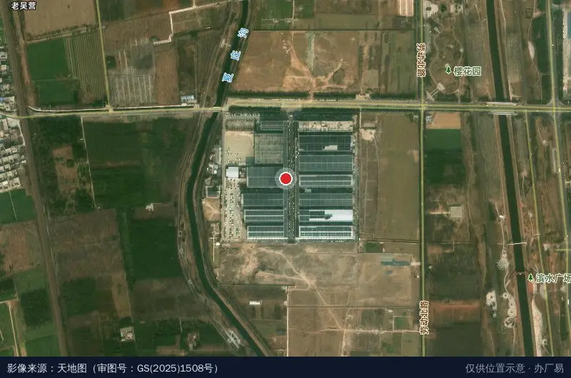 魏都高新技术产业园卫星位置示意图