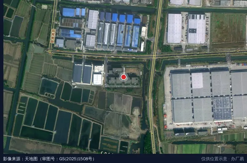 昆山医疗器械高新技术产业园卫星位置示意图