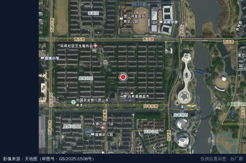 台协国际商务广场卫星位置示意图