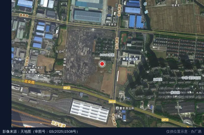 光明大厦卫星位置示意图