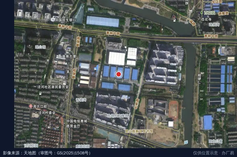 帝宝工业园卫星位置示意图