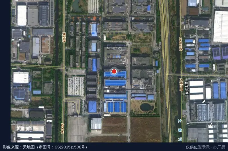 富士康科技集团卫星位置示意图
