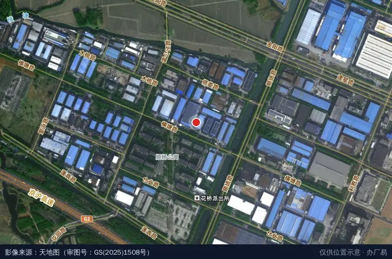 弘苑工业园区-C栋卫星位置示意图