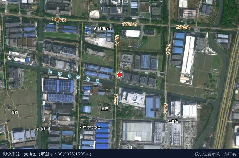 源顺达工业园区-西门卫星位置示意图