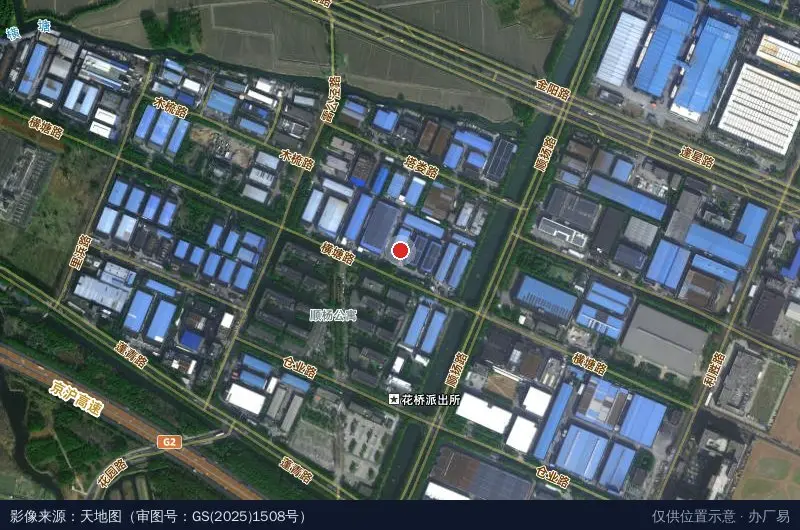 弘苑工业园区-A栋卫星位置示意图