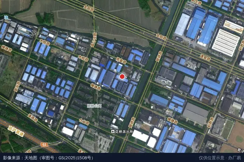 弘苑工业园区-B栋卫星位置示意图