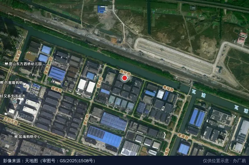 威人科技产业园卫星位置示意图