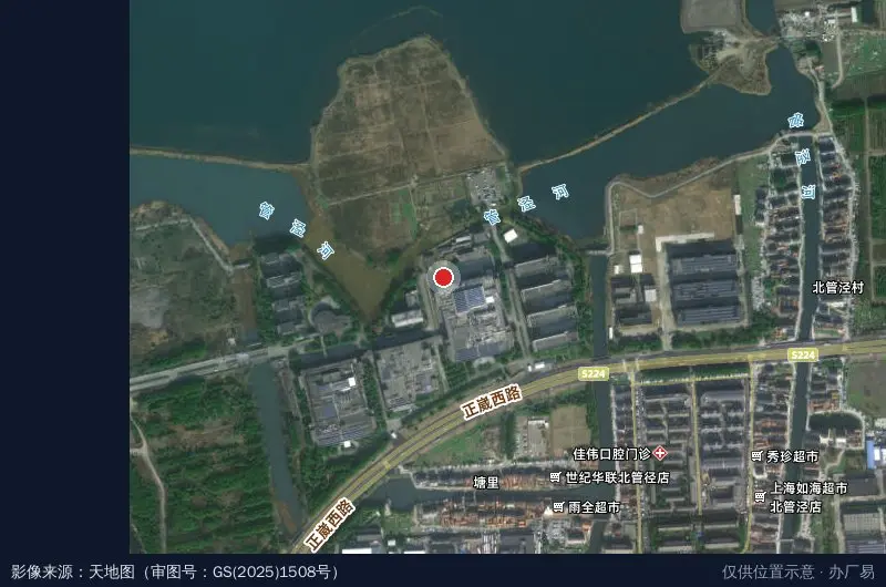 正崴集团昆山科技园-A区卫星位置示意图