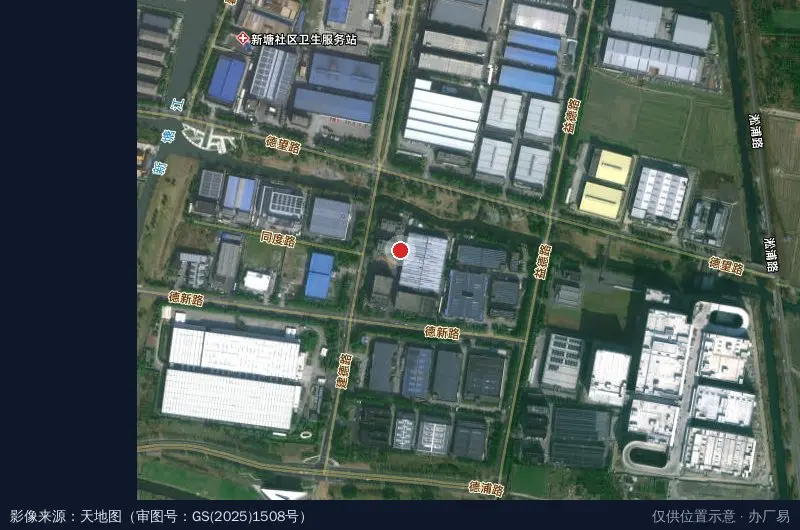 德迈科科技园卫星位置示意图