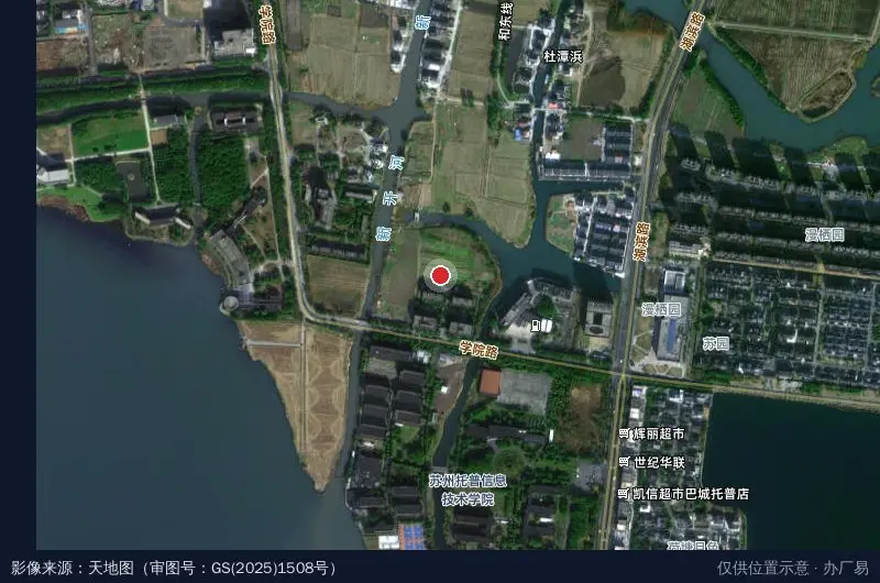 天大数控科技园卫星位置示意图