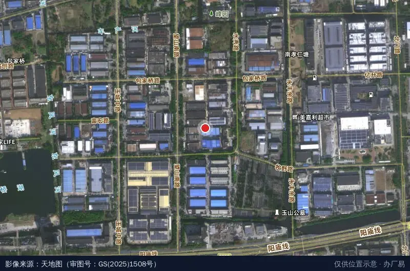汉品科技园卫星位置示意图