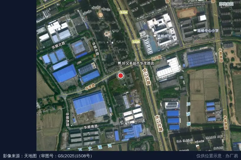 宝能科技园卫星位置示意图