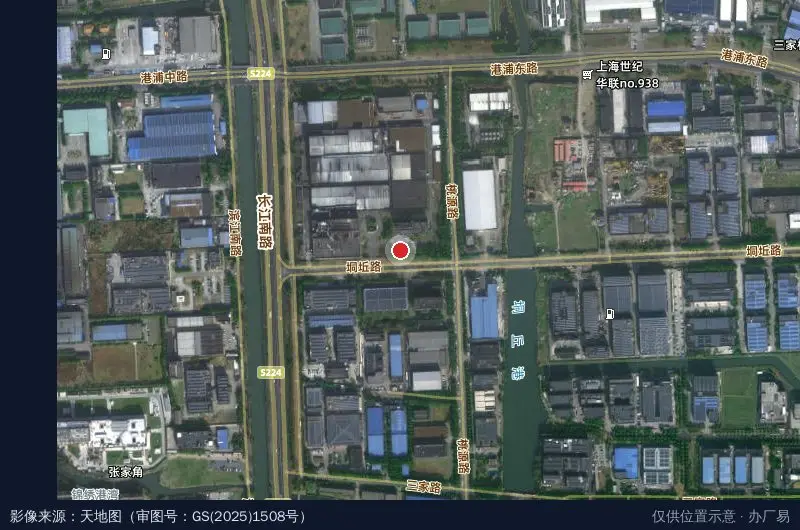 三泰科技园区-北门卫星位置示意图