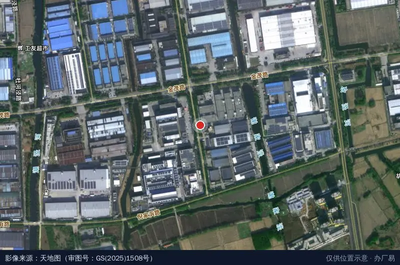 昆北空天装备科技园卫星位置示意图