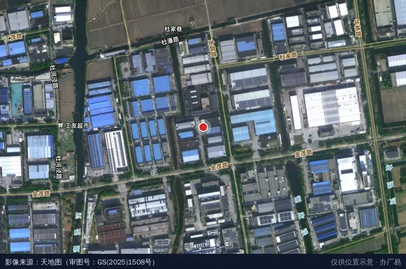 科技企业加速器园区第-2栋卫星位置示意图