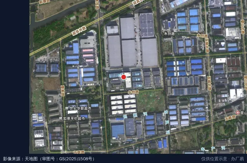 奥佩克智能制造科技园卫星位置示意图