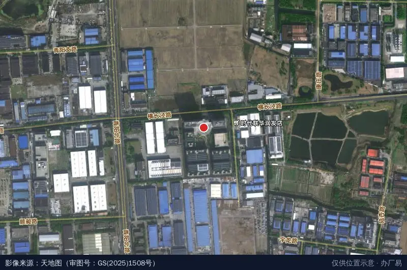 铱工场周市科创产业园卫星位置示意图