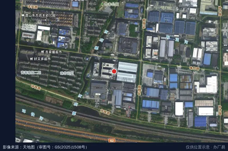 思榕智能装备(苏州)产业园卫星位置示意图