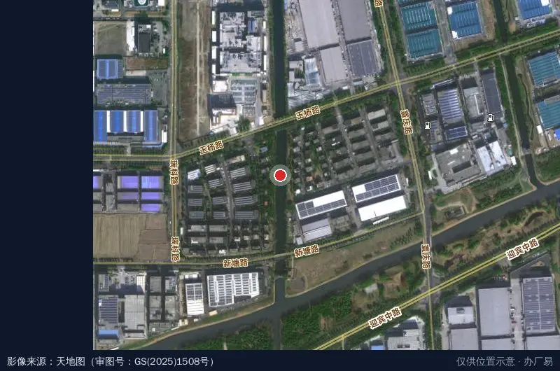 中国节能(昆山)循环经济产业基地卫星位置示意图