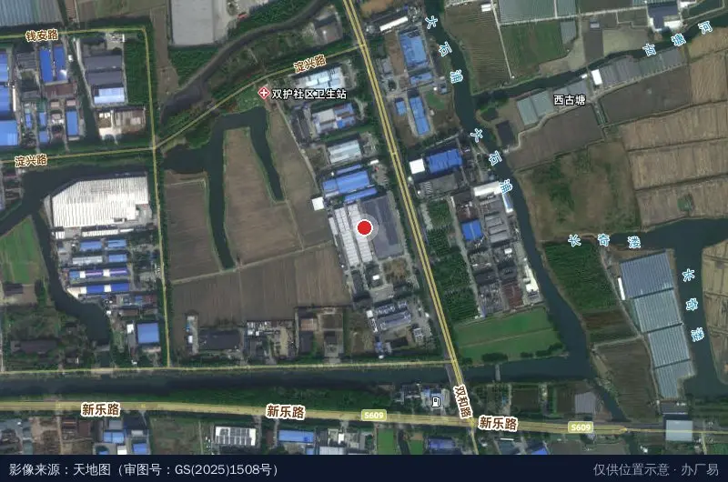 佳钢产业园卫星位置示意图