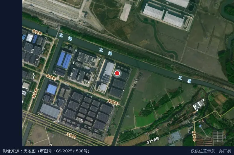 智汇新城生态产业园-B区卫星位置示意图