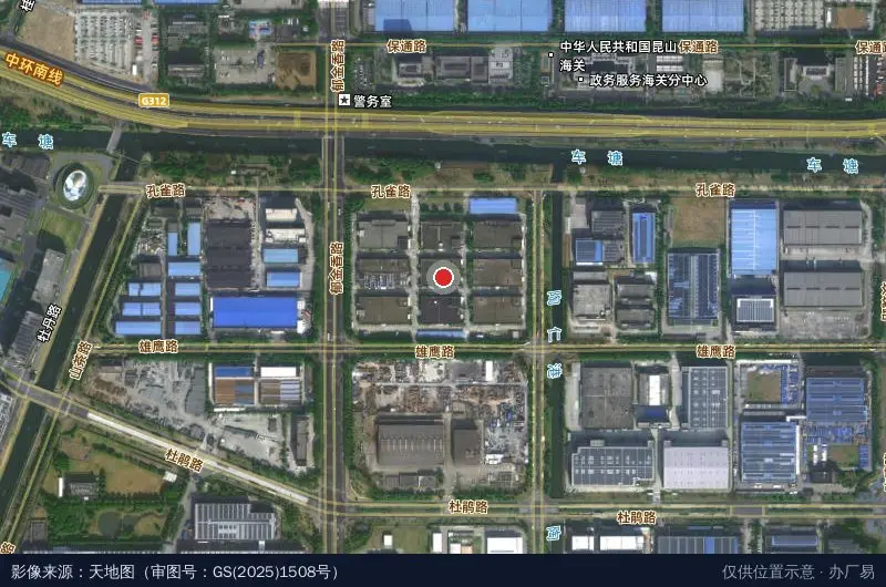 精密机械产业园卫星位置示意图