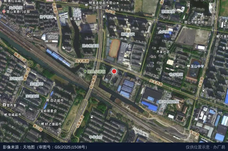 智谷创意产业园-B区卫星位置示意图