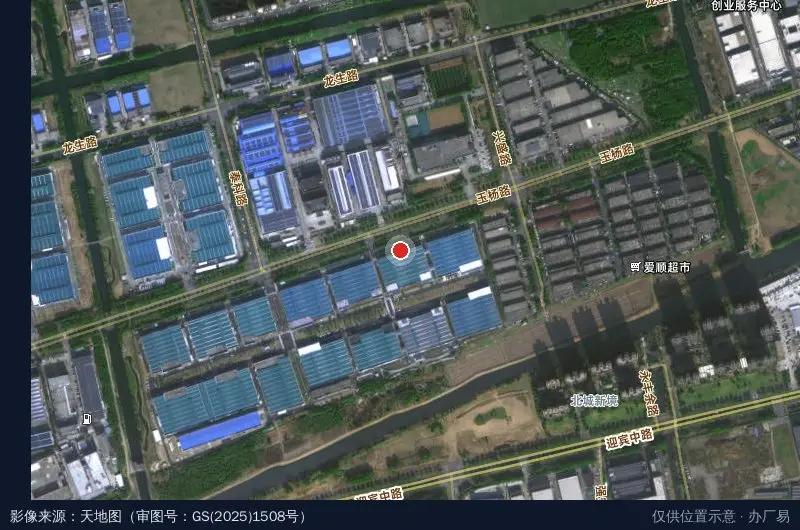 平谦国际(昆山)现代产业园-C栋卫星位置示意图