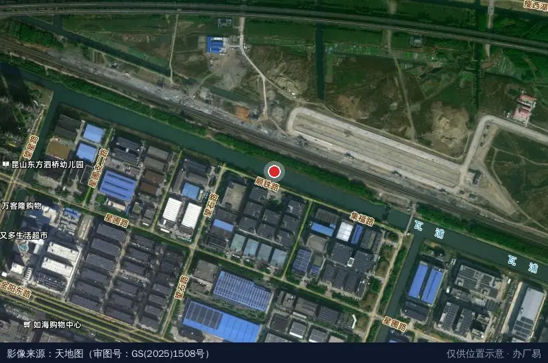威人科技产业园-北门卫星位置示意图