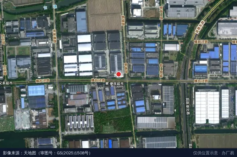 华晨力发先进智造产业园-D栋卫星位置示意图