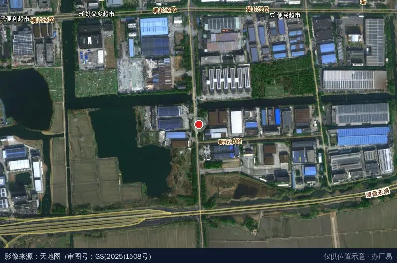 茂轩产业园-1幢卫星位置示意图
