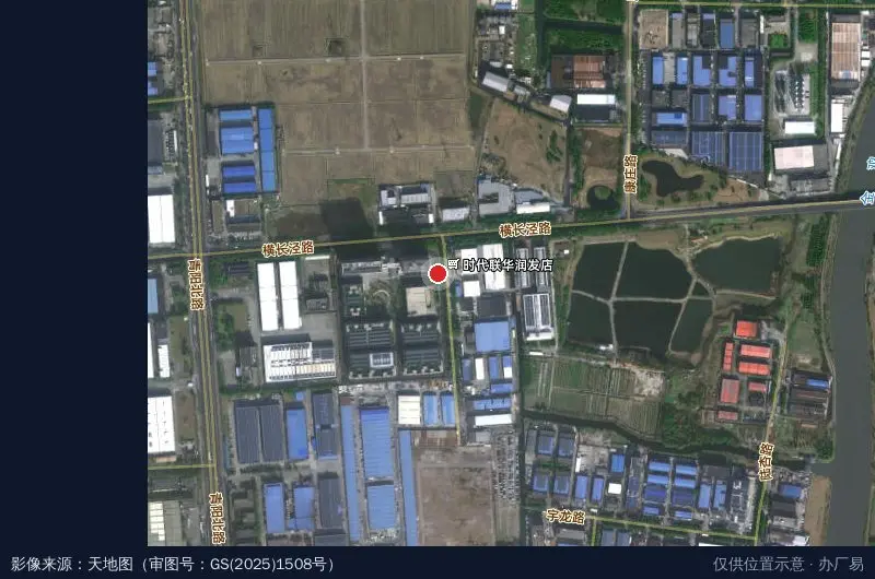 铱工场周市科创产业园-东门卫星位置示意图