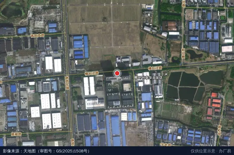 铱工场周市科创产业园-北门卫星位置示意图