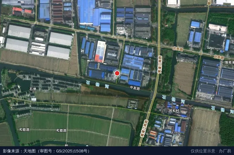 中发科创园卫星位置示意图