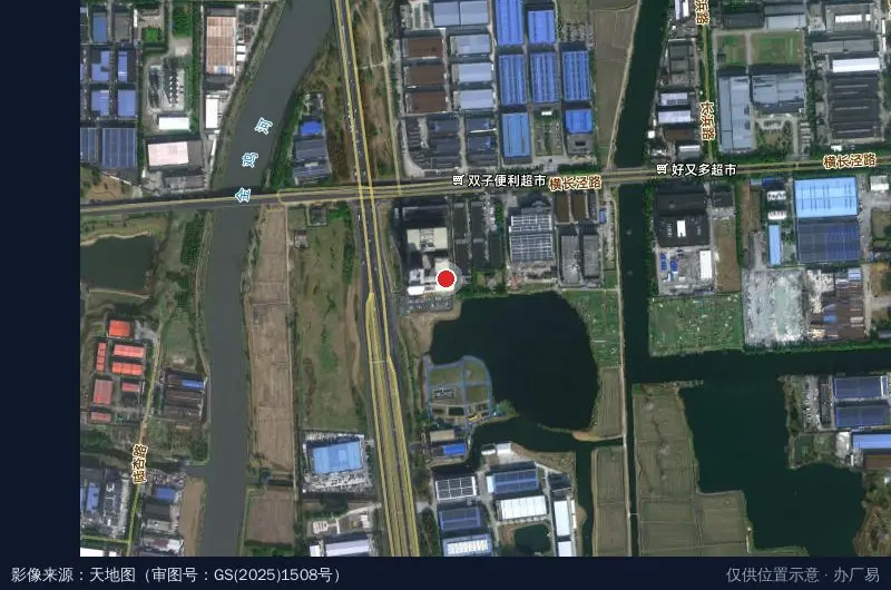 蒲公英科创产业园-C座卫星位置示意图