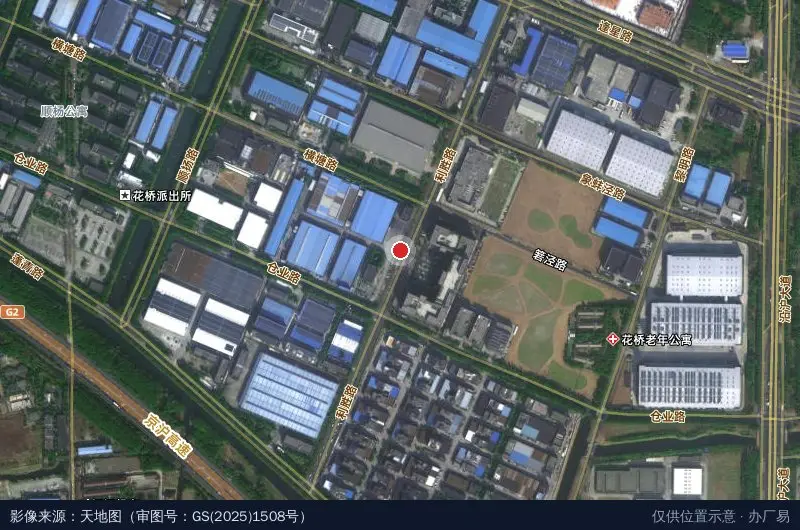 金都科创产业园-西门卫星位置示意图