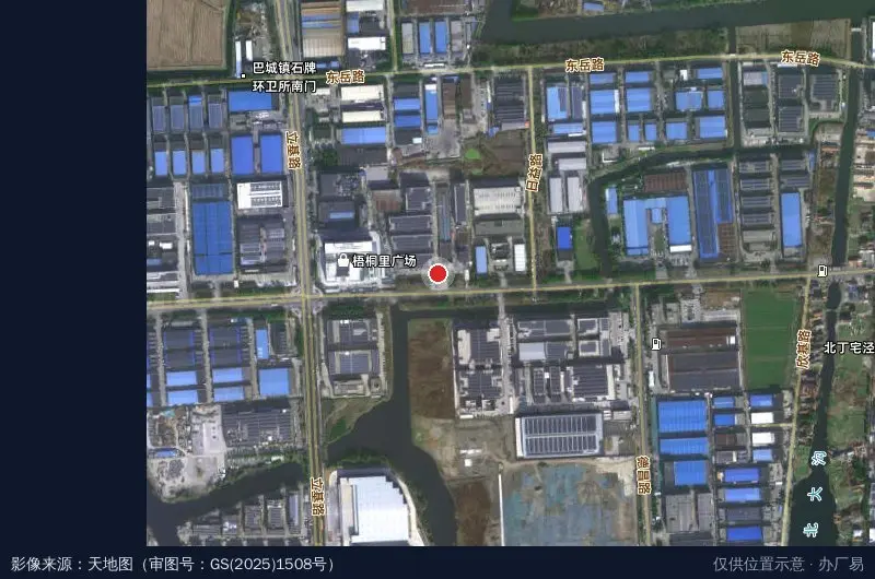 千顺科创产业园-南门卫星位置示意图