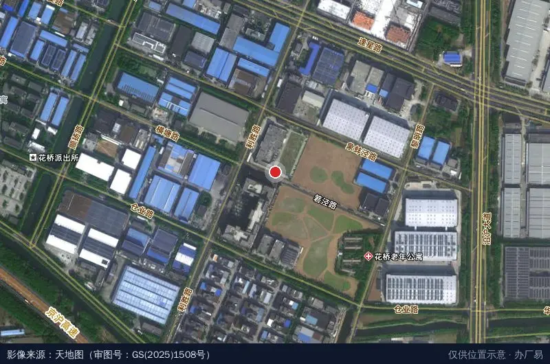 金都科创产业园-北门卫星位置示意图
