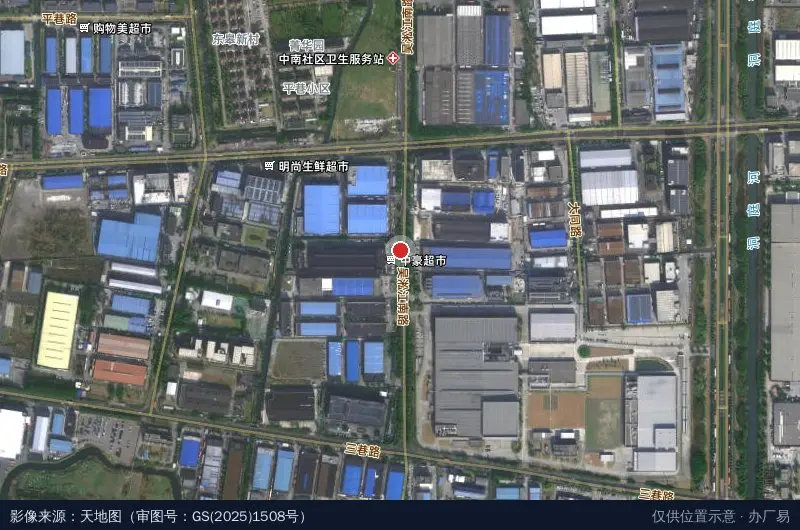 港业科创园-东门卫星位置示意图