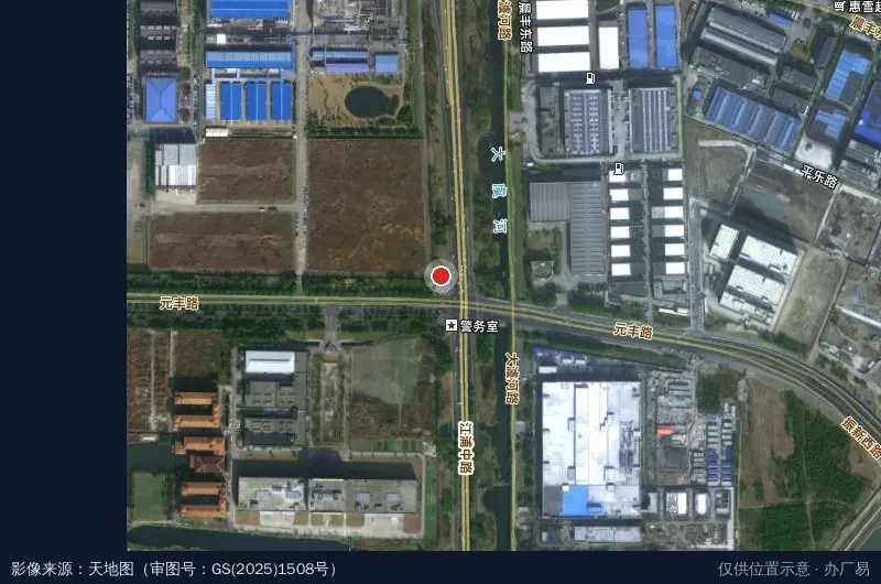 昆山高新区卫星位置示意图