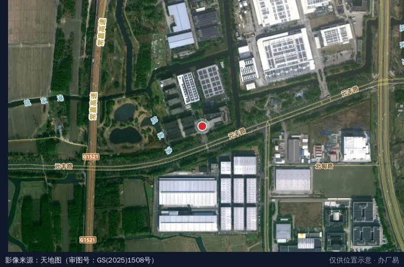 高新科技园区卫星位置示意图