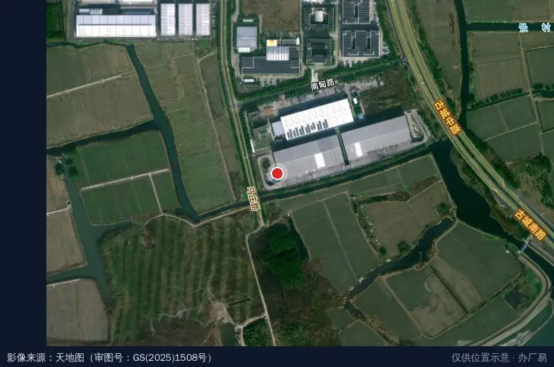 台达供应链集团(高新区仓储配送中心)卫星位置示意图