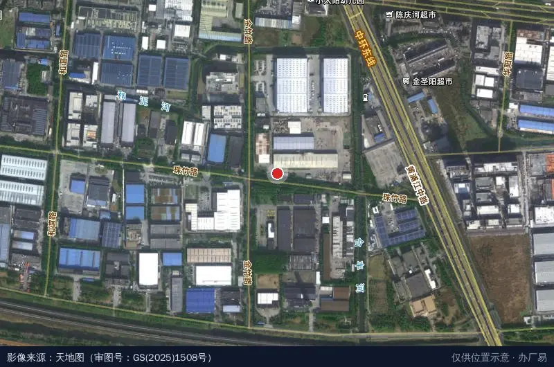 合丰经济开发区卫星位置示意图